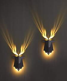 Fuloon Hirschschatten LED Wandleuchte Innen
