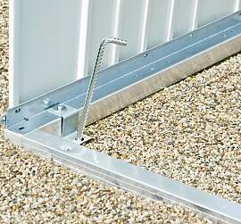 Fundamentrahmen BIOHORT "Gr. XL", silber 