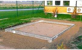 Fundamentrahmen VITAVIA "8300", schwarz, 