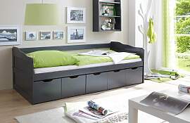 Funktionsbett TICAA "Maria", grau