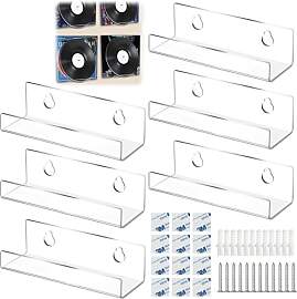 Funngy Schallplatten Wandhalterung,6 PCS Vinyl