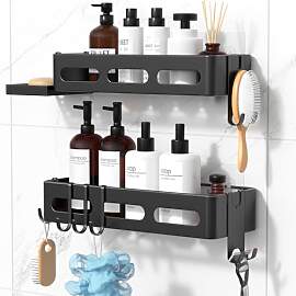 FUNPALA Duschablage ohne Bohren 2er Set –