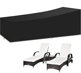 Funshot Gartenliege Abdeckung, 220x80x35/55cm,