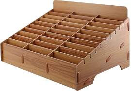 FUNSUEI Handy Aufbewahrungsbox 30 Fächer, Handy