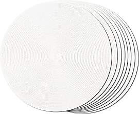 FunWheat Runde geflochtene Tischsets für