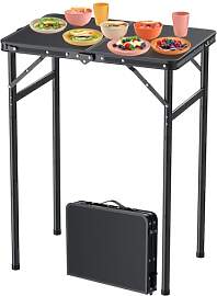 FUNYKICH Campingtisch Klapptisch 58x40cm,
