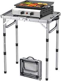 FUNYKICH Tragbarer Grilltisch 58 x 40cm,