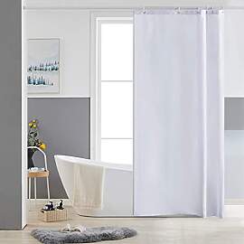 Furlinic Schmaler Duschvorhang für Eck Dusche und 