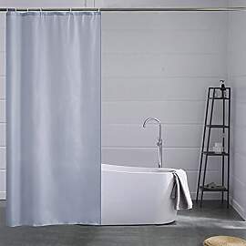 Furlinic Schmaler Duschvorhang für Eck Dusche und 