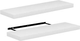 FURNITABLE 2X Wandregal Wandboard Bücherregal