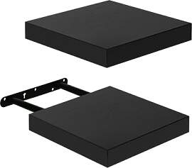 FURNITABLE Schweberegal 2er Set Kompakt 20x20cm