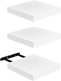 FURNITABLE Schweberegal 3er Set Kompakt 20x20cm