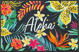 Fußmatte "Aloha", bunt, B:50cm L:75cm,