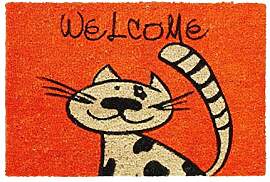 Fußmatte Coco Fun Katze 40x60 cm