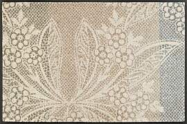 Fußmatte "Floral Lace", bunt, B:50cm
