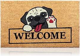 Fußmatte Kokosfaser Hund Welcome - 70x40cm -
