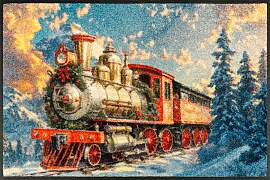 Fußmatte "Snow Express", bunt, B:50cm