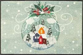 Fußmatte "Snow Globe", bunt, B:50cm