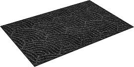 Fußmatte "Waves", grau (schwarz, grau), 