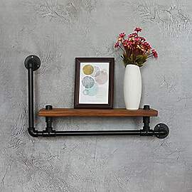 Futchoy Vintage Holz Wandregal Wand Wand hängen