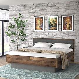 Futonbett FORTE "Clif, Bettanlage, Old –
