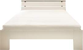 Futonbett SCHLAFKONTOR "Nizza", weiß,