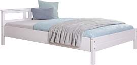 Futonbett TICAA "Merci", weiß (kiefer