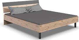 Futonbett WIMEX "Budapest", grau (viking 