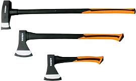 FUXTEC AXT Set, 3 teilig, Beil 600g, Axt 1.000g,