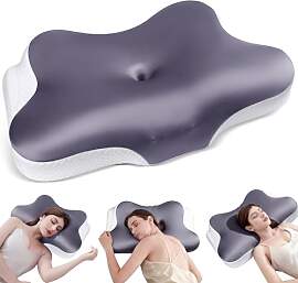 Fwoueot Nackenkissen Kopfkissen Memory Foam