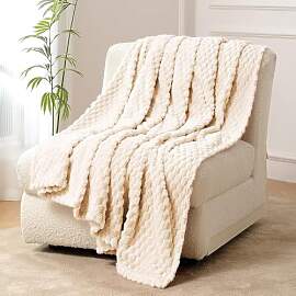 FY FIBER HOUSE Fleece Kuscheldecken, extra weiche