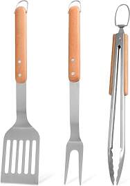 Fyfjur Grillbesteck Set, Robustes Grill Zubehör