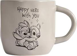 Fyrklövern Stitch & Angel Kaffeetasse Disney, 