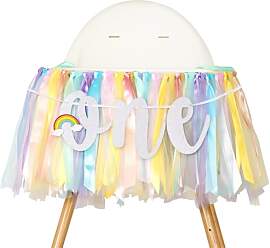 G2PLUS Girlande Hochstuhl Geburtstag 1: One