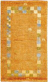 Gabbeh Teppich - Indus 110 x 65 cm - gold