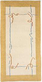 Gabbeh Teppich - Indus 140 x 70 cm - beige