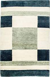 Gabbeh Teppich - Indus 165 x 110 cm - grün
