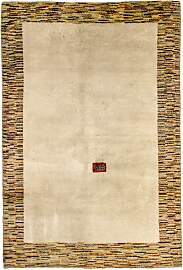 Gabbeh Teppich Indus 200x140cm - Wollteppich