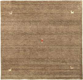Gabbeh Teppich - Indus 250 x 250 cm - braun