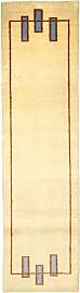 Gabbeh Teppich - Indus 294 x 80 cm - beige
