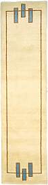 Gabbeh Teppich - Indus 298 x 80 cm - beige