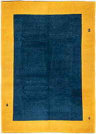 Gabbeh Teppich Indus 346x254cm - Wollteppich