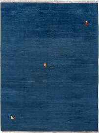 Gabbeh Teppich - Indus - 356 x 250 cm - blau