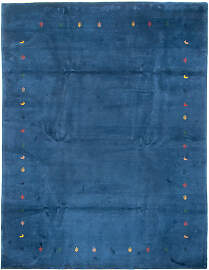 Gabbeh Teppich Indus 394x297cm - Wollteppich