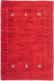 Gabbeh Teppich - Indus 90 x 60 cm - rot