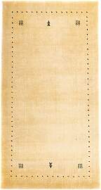 Gabbeh Teppich - Loribaft Indus 142 x 73 cm - beige