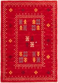 Gabbeh Teppich - Loribaft Softy - 90 x 60 cm - rot