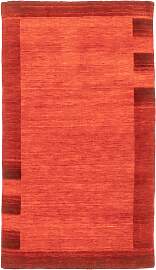 Gabbeh Teppich - Softy 154 x 94 cm - rot