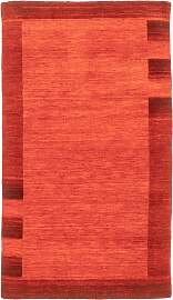 Gabbeh Teppich - Softy 154 x 94 cm - rot