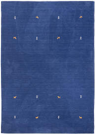 Gabbeh Teppich - Softy - 230 x 160 cm - blau
